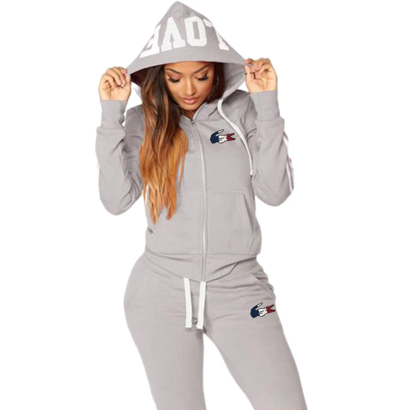 hot sale womens brand tracksuit hoodies and sweatpants high quality ladies outdoor casual sports eye catching sexy outfits free global shipping