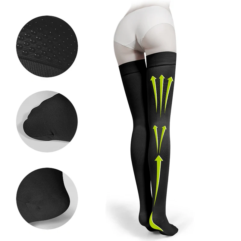 Медицинские компрессионные чулки IDEALSLIM 23-32 мм рт. Ст. с закрытым носком для женщин