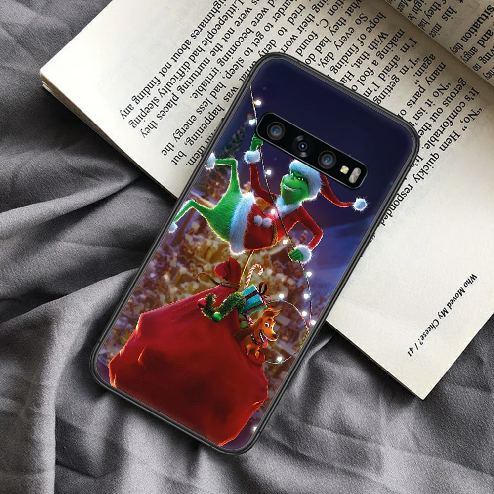 

How the Monster Grinch Stole Christmas Phone Case For Samsung Galaxy Note S 8 9 10 20 Plus E Lite Uitra black Cover Pretty Funda