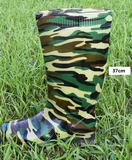 Сапоги Aleafalling мужские резиновые непромокаемые сапоги до колена без застежки с