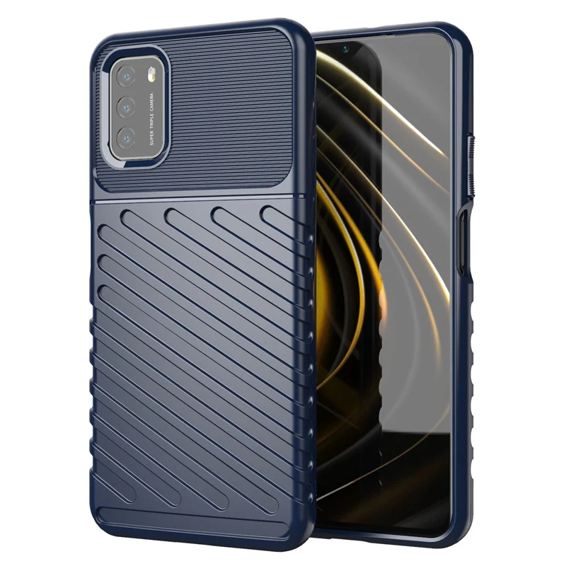 For Cover Xiaomi Poco M3 Case For Poco M3 Coque Silicone Armor Soft TPU Shockprook Phone Bumper Cover For Xiaomi Poco M3 Fundas