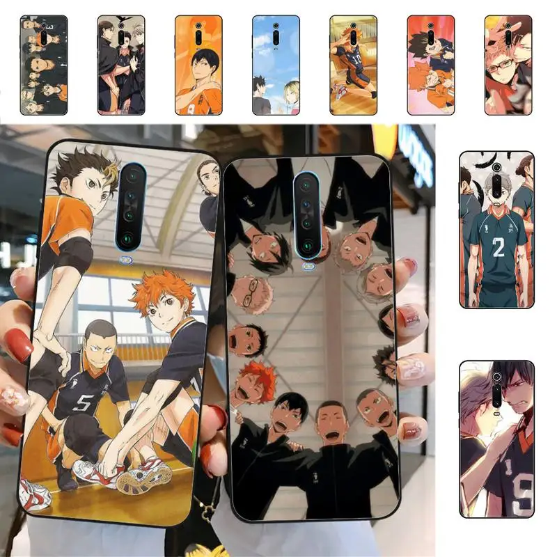 

RuiCaiCa Haikyuu volleyball anime Phone Case for Redmi 5 6 7 8 9 A X pro plus K20 S2 K30 pro Go