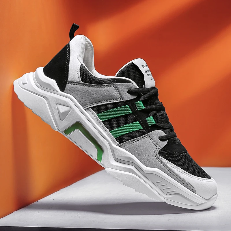 Кроссовки мужские сетчатые дышащие Повседневная легкая обувь для осени размеры