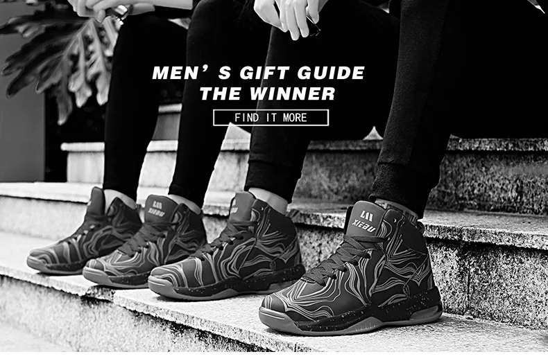 Jordan shoes high help couple night light basketball shoes shock-absorbing anti-slip wear-resistant combat boots sneakers