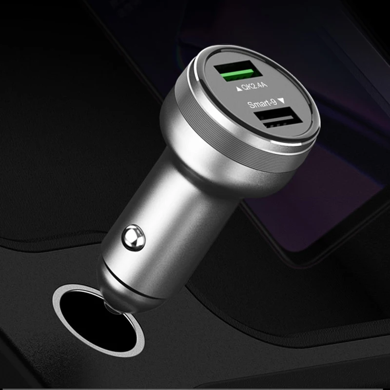 Автомобильное зарядное устройство SIKAI 40 Вт двойное QC 3 0 для Oneplus 7 pro Oppo 17 Reno Super Vooc