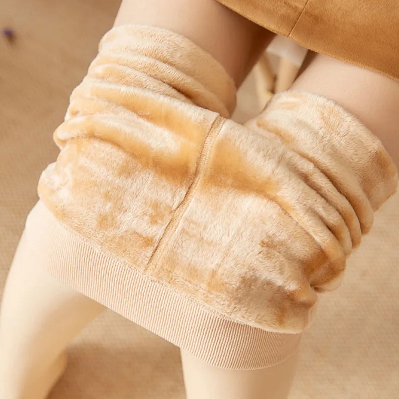 Женские теплые кашемировые леггинсы эластичные плотные трикотажные из яркого