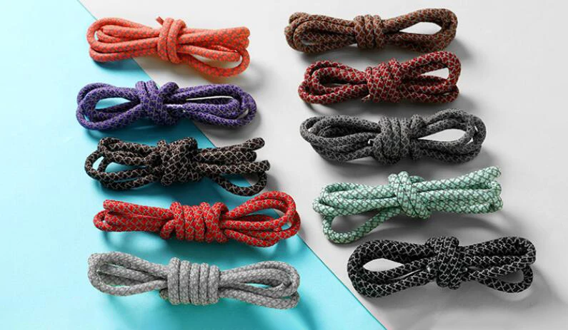 50 Pairs Shoelaces Flat 3M Reflective Runner Shoe Laces Safety Luminous Glowing Shoelaces Unisex for Sport Basketball Canvas