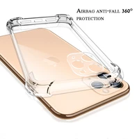original soft transparent phone case for iphone 10 telefon cover for iphone 11 12 pro max xr xs clear slim cellphone casings