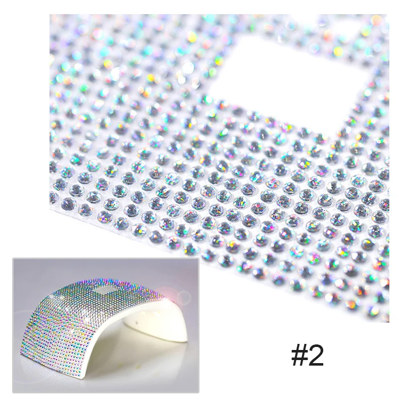 2- for 24W BORN PRETTY 3D сияющая наклейка s для 6 Вт/24 Вт УФ лампа самоклеющаяся Сушилка для ногтей для отверждения лака для ногтей 3D наклейка для украшения ногтей - Цвет: 2- for 24W
