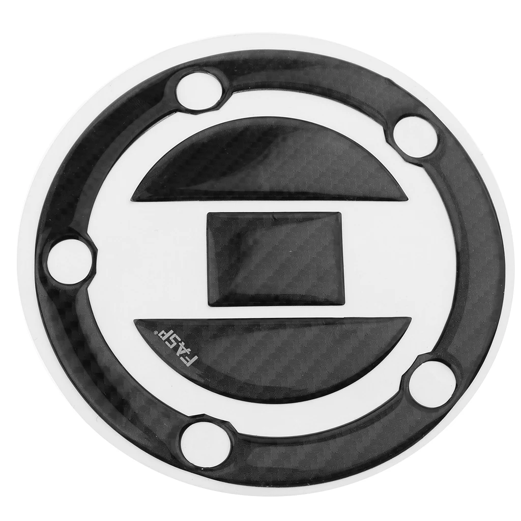 

Black Waterproof Fuel Tank Cap Cover Pad Sticker for Motorcycle Updated Accessory