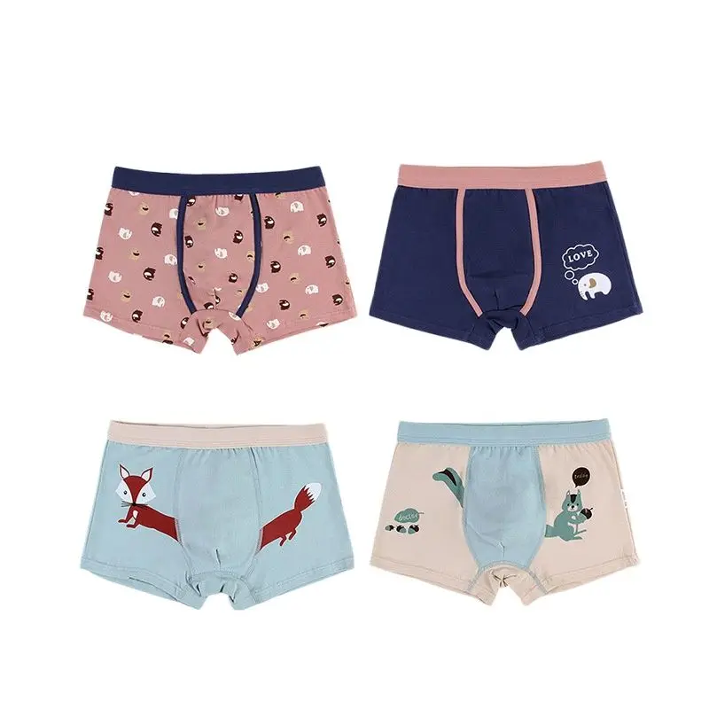 2 шт. хлопковые трусы боксеры для мальчиков|Нижнее белье| |