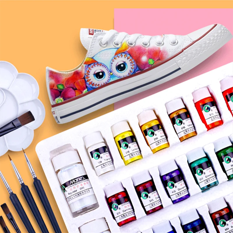 Текстильный волокно пигмент акриловый водонепроницаемый diy Ручная роспись