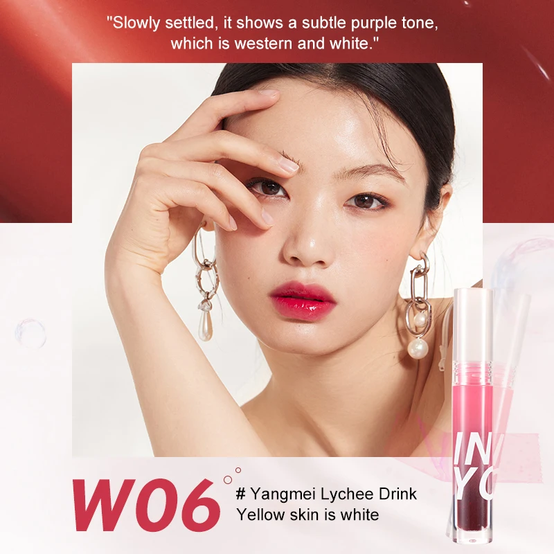 INTO YOU Liquid Lipstick Velvet Matte Lips Long Lasting Non Sticky Lip Gloss 6 Colors Lip Tint Makeup