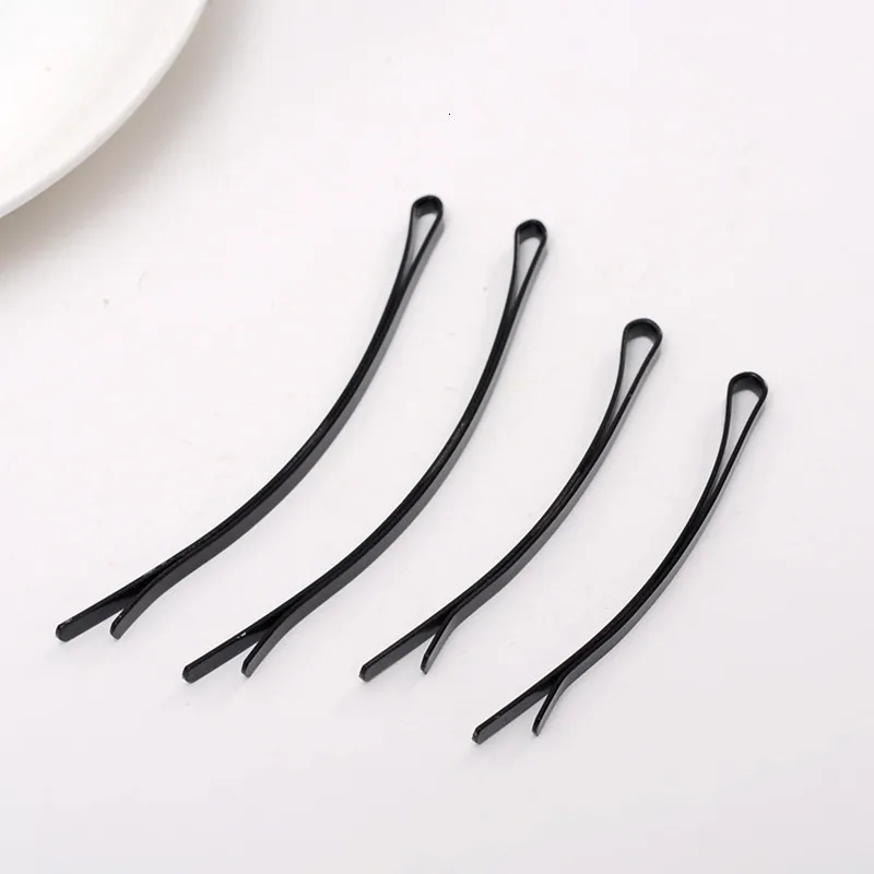 12Pcs 8.5cm Black Hairpins For Women Hair Clip Lady Bobby Pins Invisible Wave Hairgrip Barrette Hairclip Hair Clips Accessories