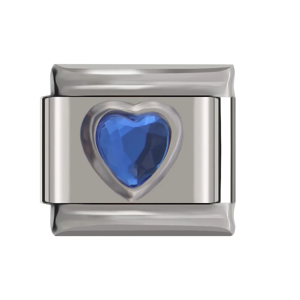 Итальянский шарм-браслет ширина 9 мм из нержавеющей стали | Украшения и