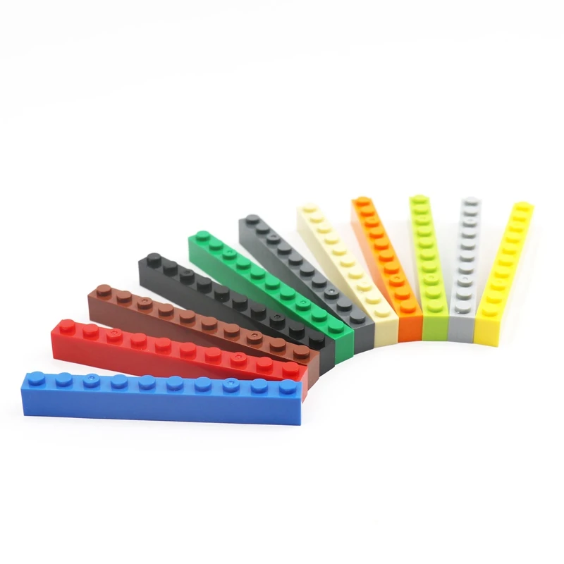 

100 Pieces MOC High Assembles Particles Brick 1x10 Building Blocks Replacement Accessory for City Train Boys Bricks
