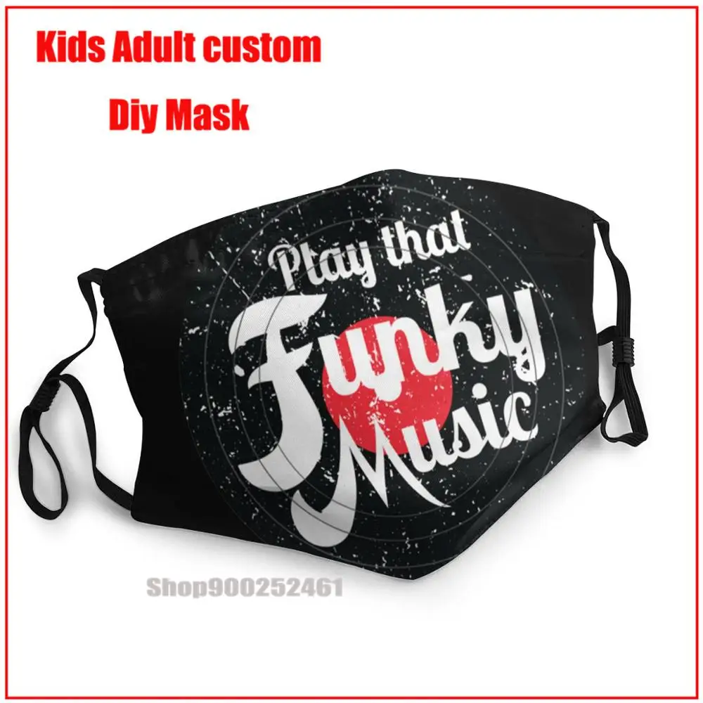 

Vintage Music Lover Retro 70s 60s Fan Gift Men Women Funky DIY face mask harry mouthmask washable kids face mask designer