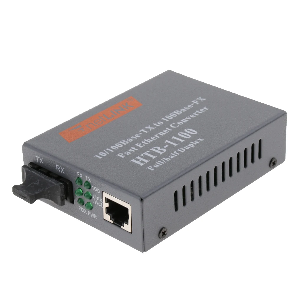 Внешний медиаконвертер Ethernet многомодовый двойной SC оптический волоконный