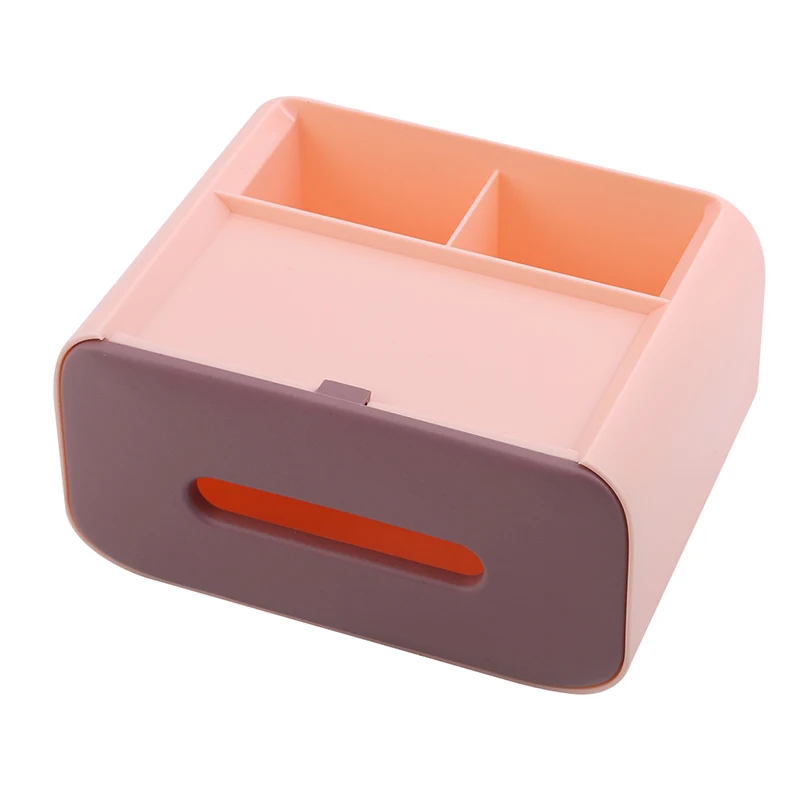 

Multifunctional Plastic Tissue Box Paper Towel Organizer Tissue Case Holder Home Table Decor Household Storage Supplies