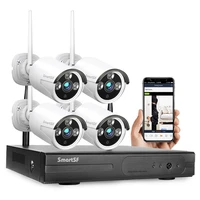 smartsf 8ch 1080p nvr wireless security camera system indoor outdoor wifi cctv waterproof security video surveillance kit