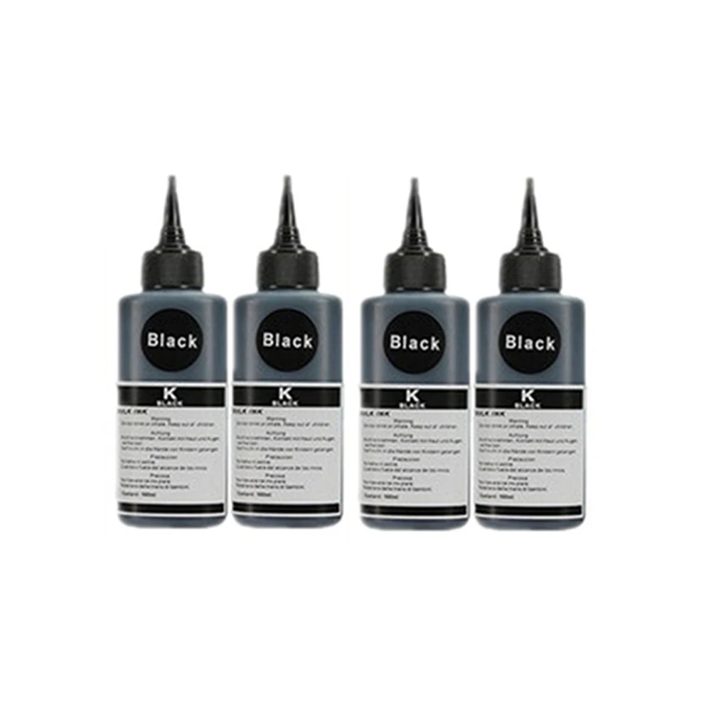 

Universal dye ink Compatible Refill Ink for all Inkjet Printer for Dedicated black use ciss cartridge