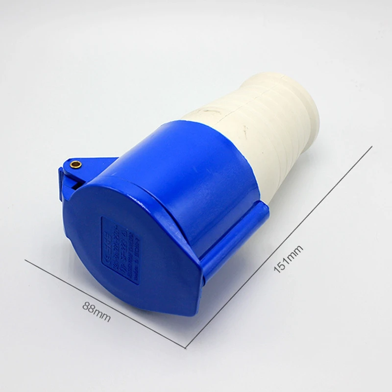 

RV Camper 32A White External Flush Hook Up Waterproof Plug Socket