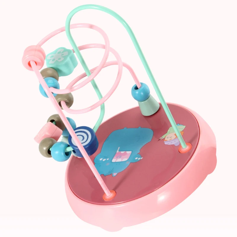 

6 Month Baby Toys Beads Toy for Baby Kids Colorful Round Beads Maze Math Toy Toddler Educational Model