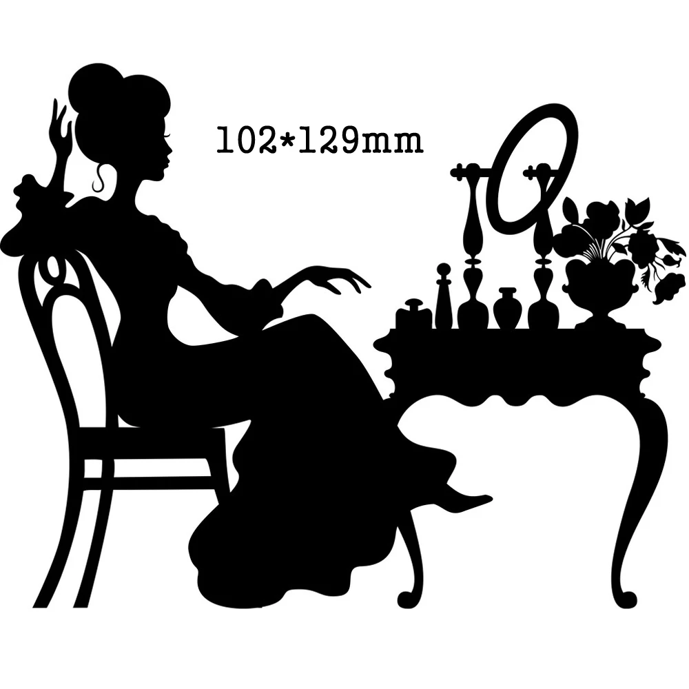 

Metal Cutting Dies Women Makeup 2020 New Craft Die Cuts Stencil For Diy Scrapbooking Paper Cards Embossing Knife Blade Die