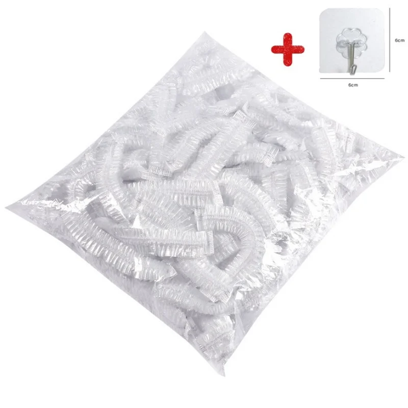 100 шт. одноразовые пищевые крышки пластиковая упаковка эластичные для фруктовых