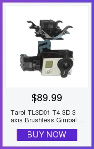 Таро GOPRO T-3D Характеристическая вязкость полимера металла 3-осевой бесщеточный шарнирный замок для экшн-Камеры GoPro Hero 4 Session TL3T02