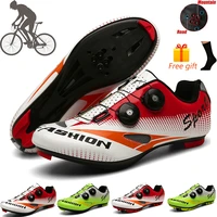 new mtb cycling shoes men professional road biking shoes self locking ultralight bicycle sneakers outdoor mountain bike shoes