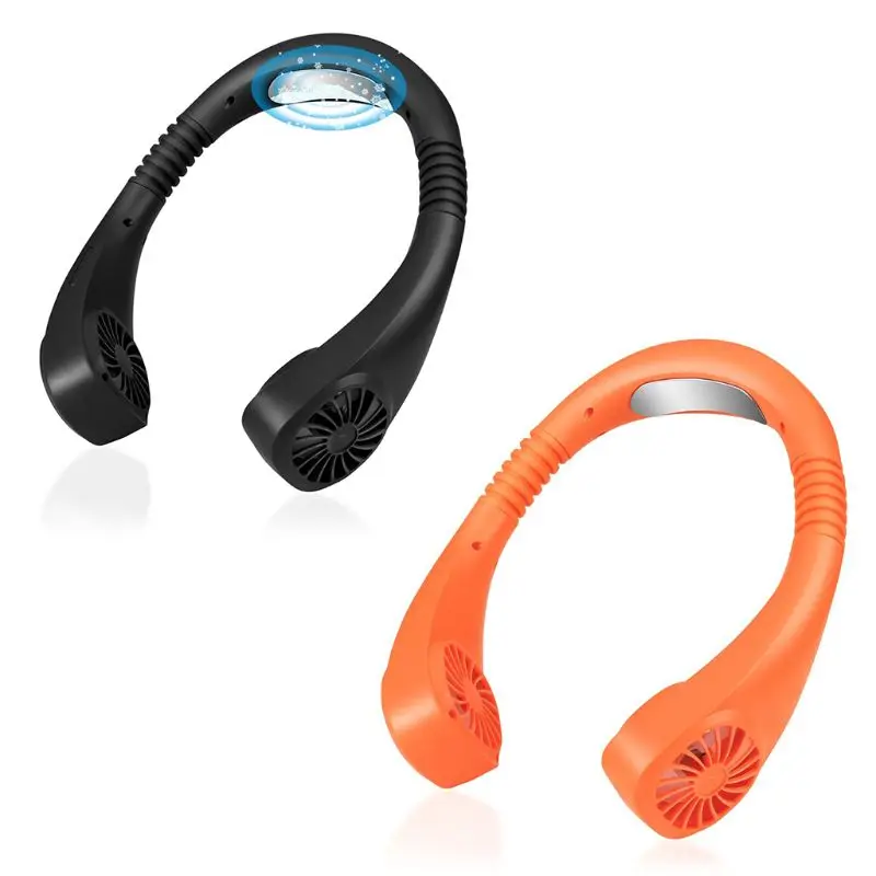 

Portable Air Conditioner Mini Cooler Fan 3 Speeds Personal Cooling System Necklace, USB Rechargeable Super Quiet Working