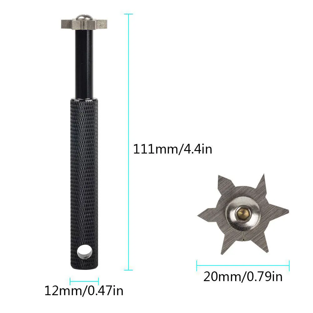 

Golf Groove Tool 6 In 1 V/U Heads Golf Iron Wedge Club Groove Sharpener Cleaner Golf Sharpening Club Tool Blade Golf Accesories