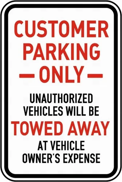 

Customer Parking Only Tin Sign art wall decoration, vintage decoration sign,coffee wall decoration