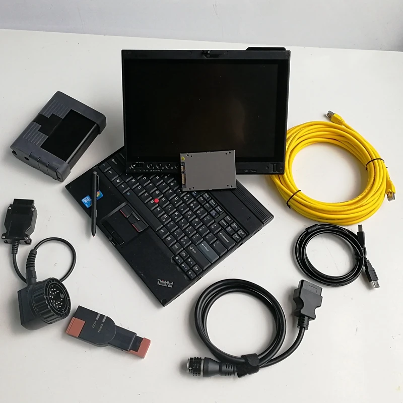 Icom A2 + B C с V06.2021 программное обеспечение ISTA D 4 29 P 3 68 в б/у ноутбук X201T I7 720GB SSD для авто