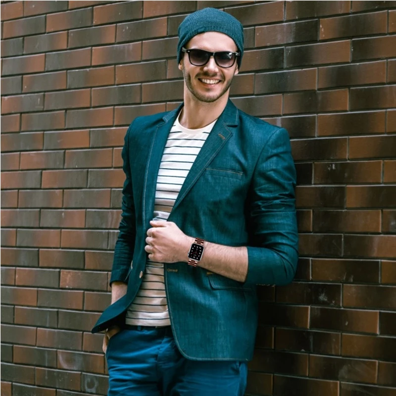 Stainless Steel Strap For Apple Watch Band 42mm 38mm 40MM 44MM 45 mm 41mm Metal Bracelet Accessories iWatch Series 4 5 6 SE 7