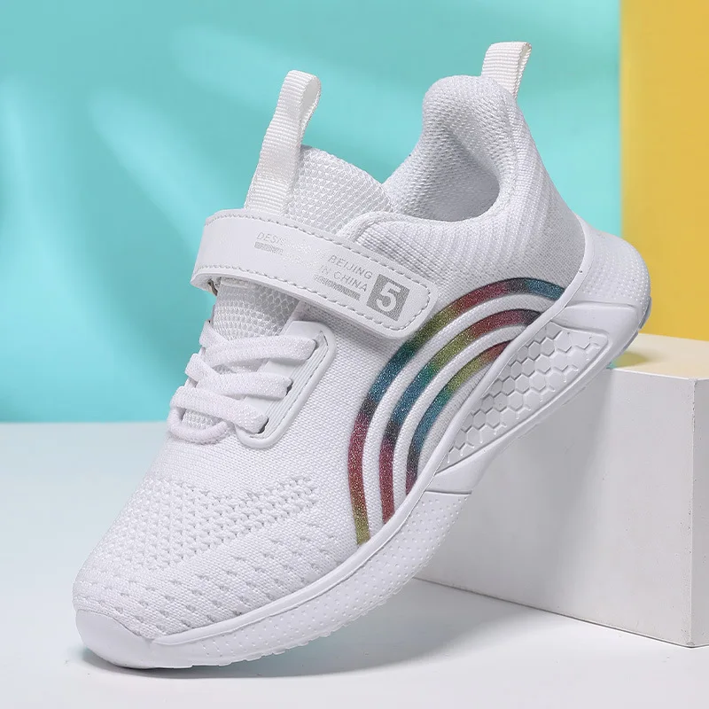 

Fashion Spring Autumn Mesh Kids Teens Sneakers Shoes for Girls Sport Child Leisure Tenis Infantil Casual Warm Running Boy 28-39