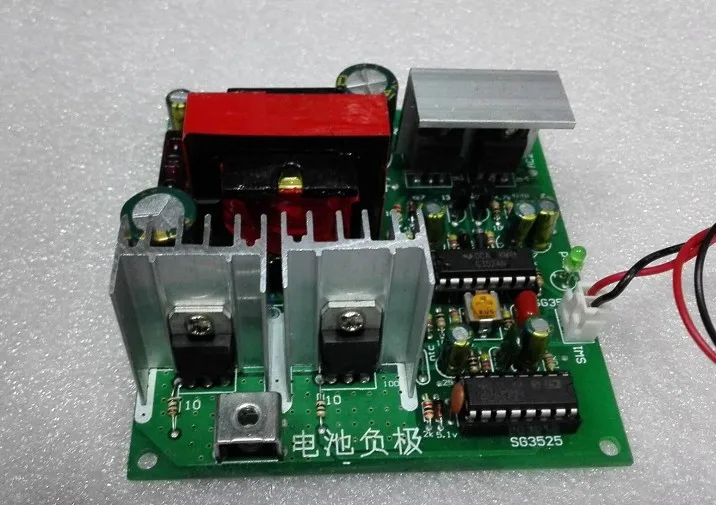 DC-AC boost board of modified wave 300 W 12 V to 220 AC 50 Hz inverter circuit | Contactors
