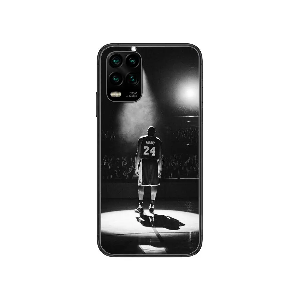 

Basketball K-Kobe star Phone Case For XiaoMi Redmi 11lite ultra 9 8A 7A 6 A Pro T 5G K40 Anime Black Cover Silicone Back Pret