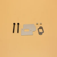 muffler exhaust bolt plate shield gasket fit for stihl ms250 ms230 ms210 021 023 025 gas chainsaw parts 1123 141 3200