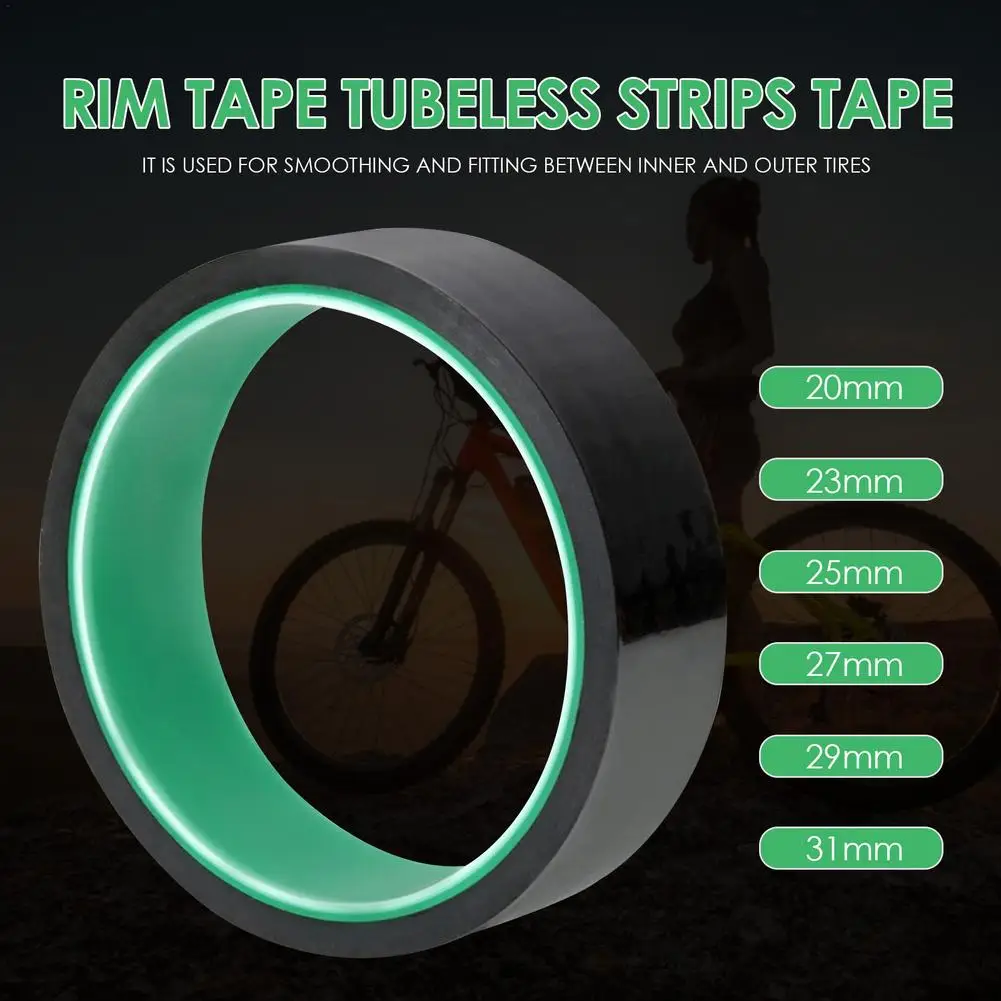 

Bicycle Wheel Rim Tape Tape Tubeless 10m Strips Tape Vacuum Tire Sealing Pad 20/23/25/27/29/31 Mm*10m Cycling Accessories