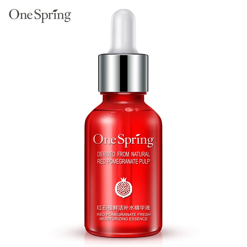 One Spring красный гранат увлажняющая эссенция жидкая питательная против морщин