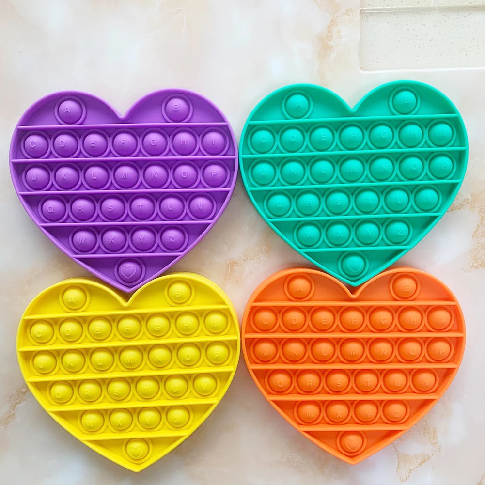 

Fidget Stress Toys Push Bubble Fidget Sensory Toy Autism Special Needs Stress Reliever Children Funny Gift Juguetes