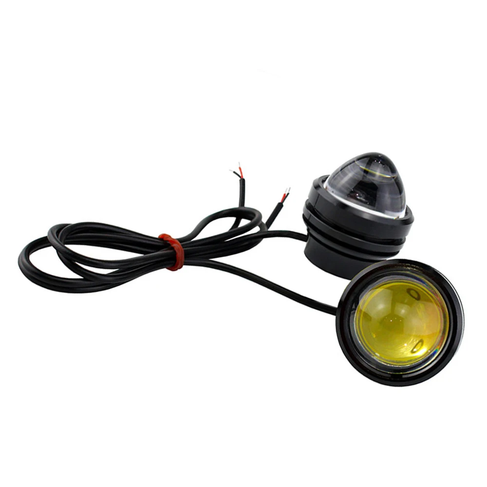 FEEDOPAL 2PCS New High-Brightness Automobile LED Fisheye Light Modified 15W Waterproof Day Trip Fog Motorcycle Headlight | Автомобили и