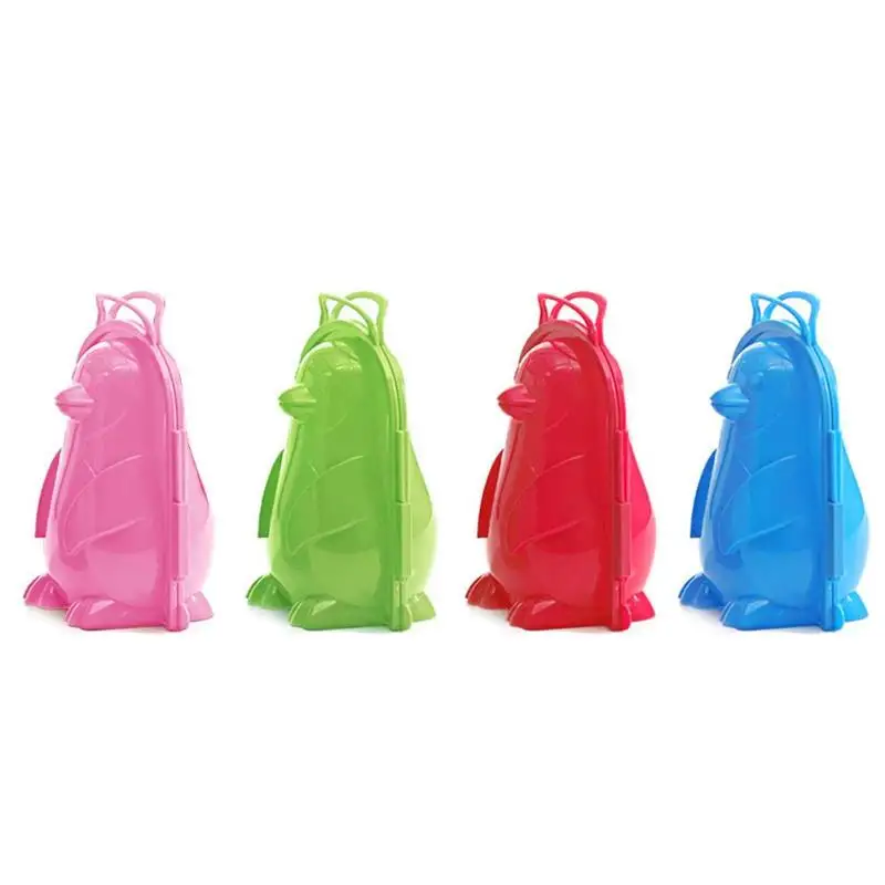 Мультяшная 3D форма в виде пингвина детская зимняя уличная для снега и песка |