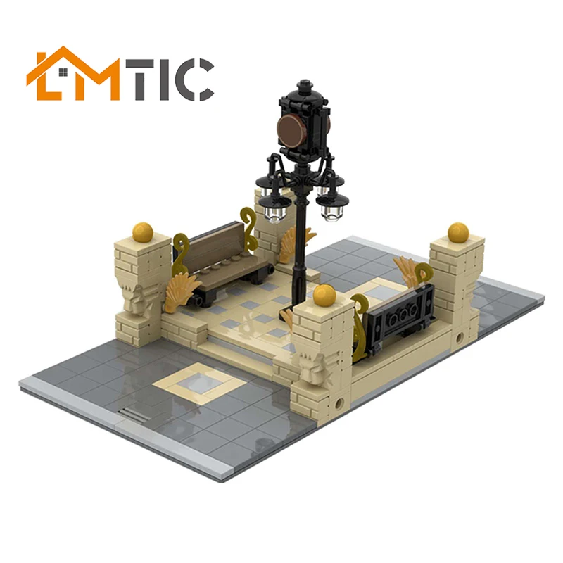 Конструктор сборный MOC квадратные часы в модульных городах конструктор сделай