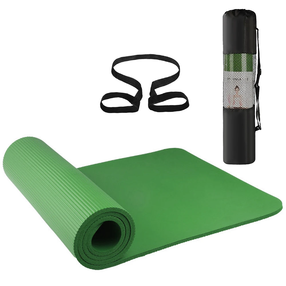

72x24IN Non-slip Yoga Mat Eco-friendly Fitness Pilates Gymnastics Mat Gift Storage Bag and Carry Sling Fitness Gym Mats