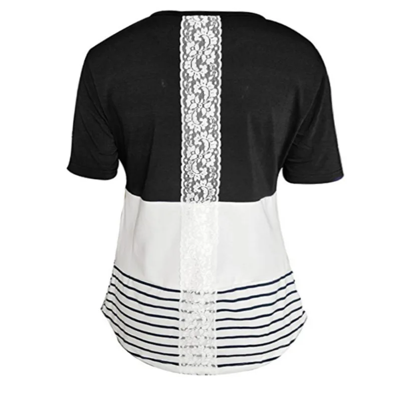 Женская блузка с короткими рукавами и мультипликационным принтом рубашка для