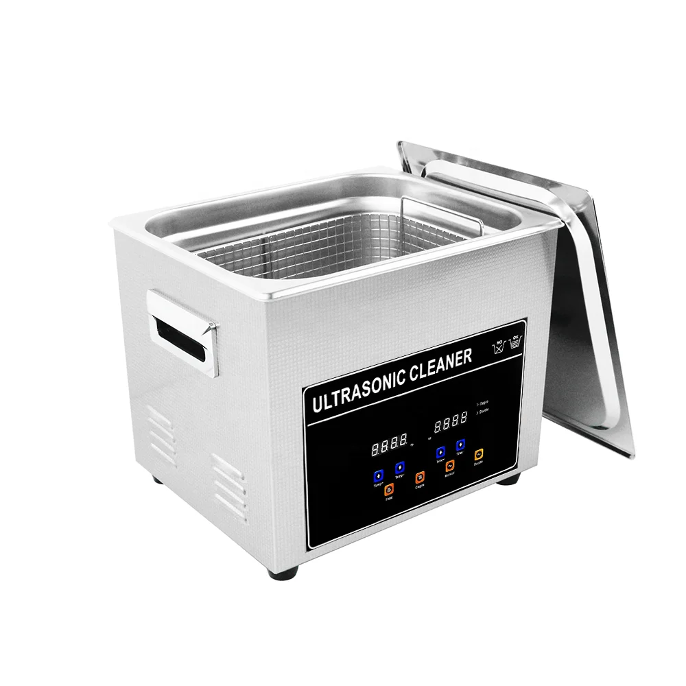 

New powerful ultrasonic cleaner 10L Ultrasonic power 360W Digital degas function semiwave /full wave switchable