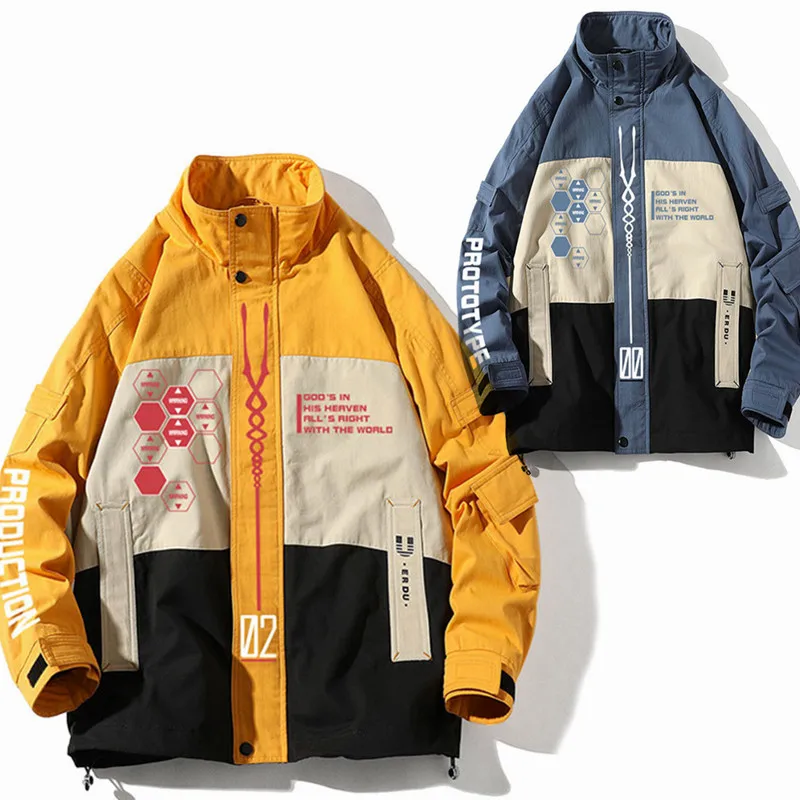 Горячее предложение! Аниме Евангелион шогоки EVA-00 02 осень зима Рабочая куртка для